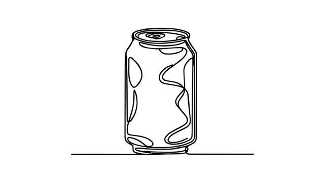 recommend clip art: Soda Can line art illustration