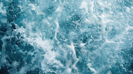 Fototapeta premium Texture of frozen water background