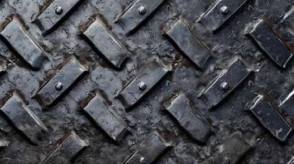 Texture wallpaper with black metal design