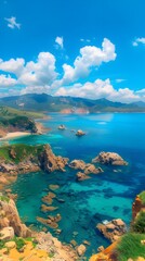 Fototapeta premium tropical island in the sea