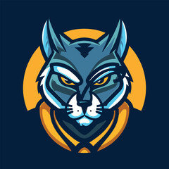 Sports mascot logo vector illustration