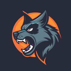 Sports mascot logo vector illustration