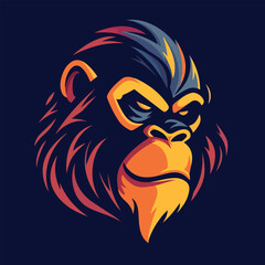 Sports mascot logo vector illustration