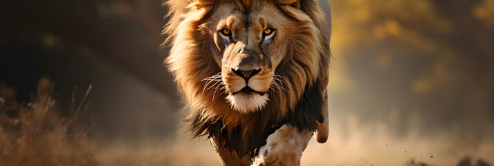 The Majestic Lion: A Pinnacle of Wildlife Dominance and Beauty in Natural Habitat
