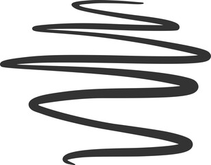 Creative design of scratching line