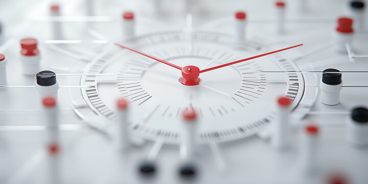 time, timing, and span of time. Timed occurrence, synchronicity, and clock face and time.