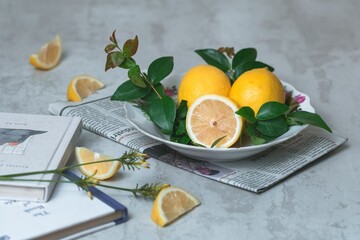 Beautiful oranges in various forms generative ai illustration	