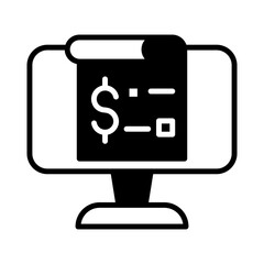 sales report Solid Black