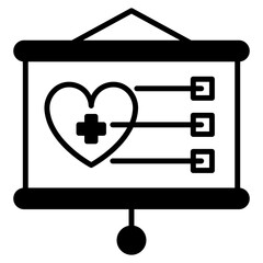 Health Presentation Solid Black