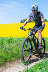 Man on a bicycle.  © Tomasz Warszewski