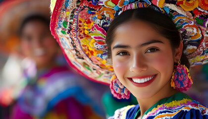 Fototapeta premium The beauty smiled and felt happy