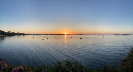 Finistère Nord, Landéda, Bretagne - coucher de soleil