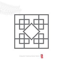 Traditional Korean Patterns. Illustration of Traditional Patterns