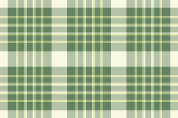 Girly seamless background tartan, canvas vector texture fabric. Volume plaid textile pattern check in pastel and old lace colors.