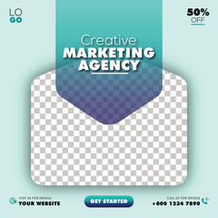 Marketing agency post template
