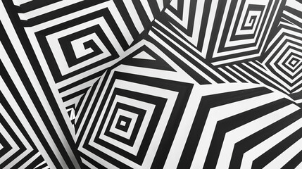 geometric black and white background