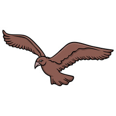 flying bird illustration