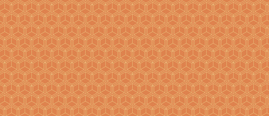 Fototapeta premium Seamless geometric pattern design. Abstract tech background. Simple vector ornament for web backdrop or fabric, paper print.