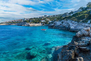 Naklejka premium A beautiful Bay in Karaburun Town