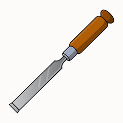 chisel vector illustration
