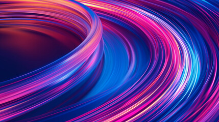 Abstract background with swirling neon colors. ..