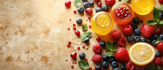 Nutrition plan, daily vitamin intake, flat design illustration