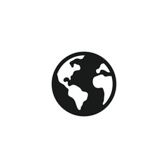 Globe world icon symbol vector illustration