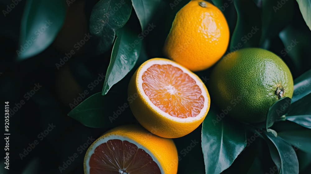 Poster oranges and lemons