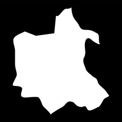 Totonicapan department map, administrative division of the country of Guatemala. Vector illustration.