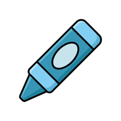 crayon icon vector design template simple and clean