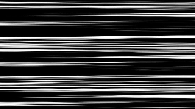 Anime Horizontal Speed Lines: Seamless recurring speed line background with alpha channel.
