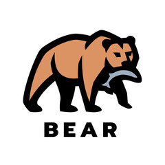 Obraz premium Bear logo, symbol.