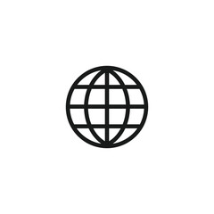 Globe world icon symbol vector illustration