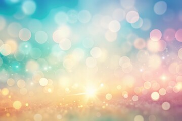 Soft focus abstract summer background in gentle pastel hues with vibrant gradient colors, textured with subtle noise effect, perfect for website headers and backdrops.