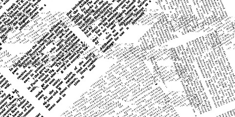 Rough vector background abstract grunge texture old vintage newspaper.	