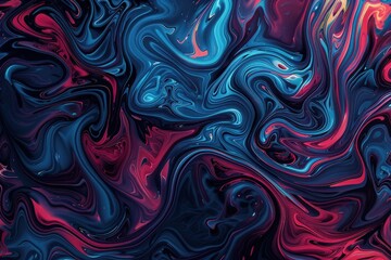 Fototapeta premium Deep Blue Gradient Background - Serene and Soothing Oceanic Hue for Your Design Needs. Beautiful simple AI generated image in 4K, unique.