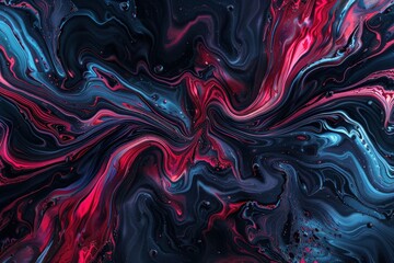 Fototapeta premium Deep Blue Gradient Background - Serene and Soothing Oceanic Hue for Your Design Needs. Beautiful simple AI generated image in 4K, unique.