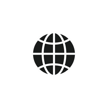 Globe world icon symbol vector illustration