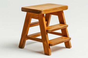Step Stool isolated on white background.
