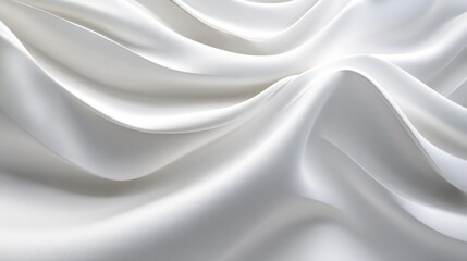 Obraz premium Abstract white background with wavy lines and 