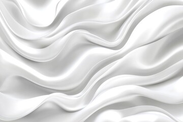 White wavy structure on abstract background