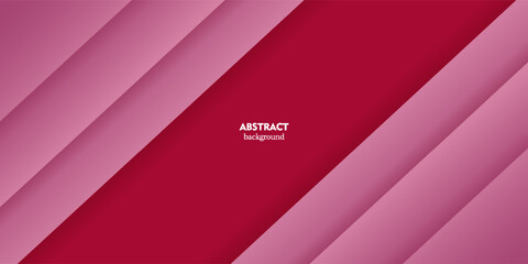 Abstract geometric futuristic background with bright red background design. Pattern of overlapping pink shapes. Eps10 vector