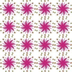 seamless pattern with flowers