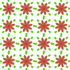 seamless pattern with flowers