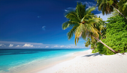 Obraz premium Paradisiac beach at Maldives