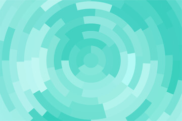 Mosaic tosca circle background. Gradient abstract rounded pixel background. 