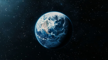 Obraz premium 宇宙からみた地球