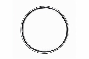 Serene circular frame with delicate bokeh details and soft light