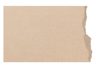 Beige ripped paper png sticker, transparent background