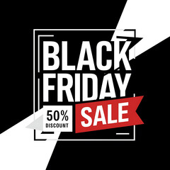 Obraz premium Black Friday design for advertising banners leaflets and flyers